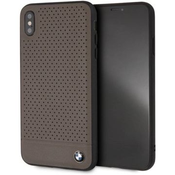 BMW silicone backcover voor iPhone Xs Max - Bruin