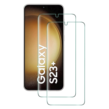 Screenprotector Geschikt voor Samsung Galaxy S23 Plus Screenprotector Beschermglas – gehard glas – screen protector - 2 Stuks