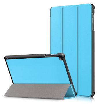 Samsung Galaxy Tab A 10.1 2019 hoes - Smart Tri-Fold Bookcase - Turquoise