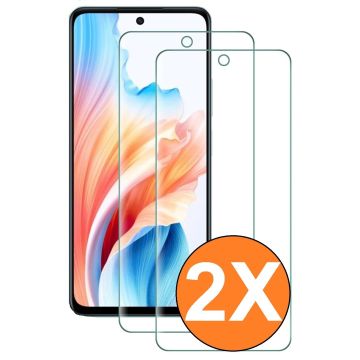Screenprotector geschikt voor Oppo A79/ Oppo A98 5G Screenprotector /A1 - gehard Glas Tempered Glass - 2 Stuks
