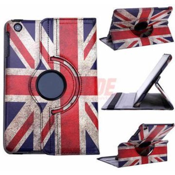 iPad 9.7 (2017) hoesje - UK Vintage - 360ﾰ Draaibaar met Multi stand