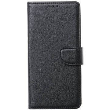 Hoesje Geschikt voor iPhone 15 Pro Max hoesje bookcase met 2x screenprotector – Zwart