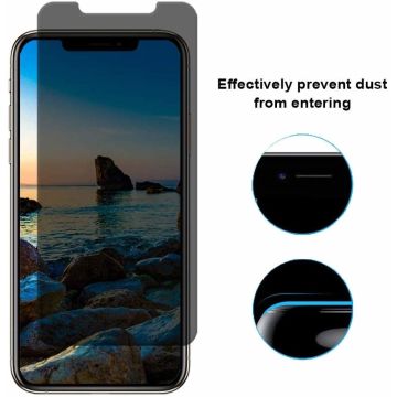 Ntech Screenprotector Geschikt voor iPhone X/Xs Privacy Screenprotector Glass Anti Spy
