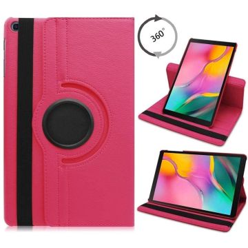 Hoesje Geschikt Voor Samsung Galaxy tab s6 lite 2024 hoes Pink Draaibare Hoesje Case Cover tablethoes - Tab s6 lite hoes 2020 / 2022 360 Hoes bookcase