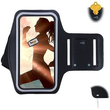 Sport armband voor Geschikt voor Samsung Galaxy M51 (zwart)
