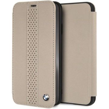 BMW silicone backcover voor iPhone Xs Max - Taupe