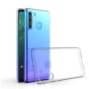 Samsung Galaxy A21 Hoesje TPU Back Cover - Transparant