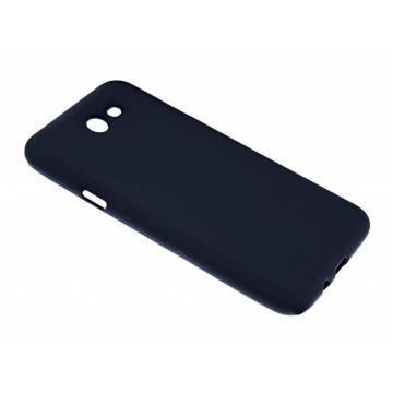 Samsung Galaxy J7 (2017) Case Zwart TPU Hoesje Matte Finish Slim Profile