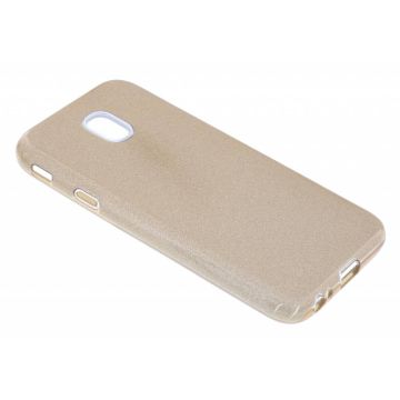 Goud Glitter TPU Hoesje Samsung Galaxy J3 (2017)