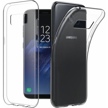 Samsung Galaxy S8+ (Plus) crystal clear grip bumper case cover hoesje