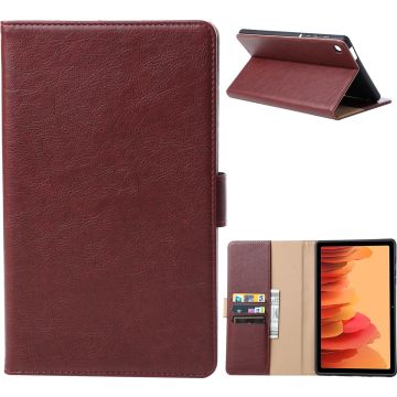 Samsung Tab A7 lite Hoes Premium Luex Leren Bookcase Wine Rood - Samsung Galaxy A7 Lite hoes Boekmodel - Samsung A7 lite hoesje - Samsung Tab A7 lite hoes 2022