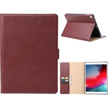 iPad hoes 6e generatie- iPad Hoes 2017 - iPad hoes 2018 Wine Rood - iPad 2018 Hoes 9.7 - Hoes iPad 2017 Premium Luex Leren Bookcase Hoes - Ntech