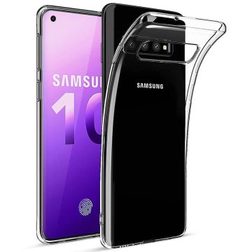 Ntech Samsung Galaxy S10+ Plus Transparant TPU Back hoesje