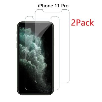 Ntech Screenprotector 2 Pack - Geschikt voor iPhone 11 Pro Screenprotector Glass (0.3mm)