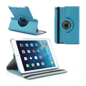 Apple iPad Mini / Mini 2 Case, 360 graden draaibare Hoes, Cover - Blauw