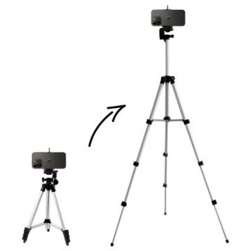 Universal Phone Tripod Adjustable Stand With Handle