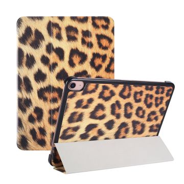 Hoes geschikt voor iPad 2021 / 2020 / 2019 (9e/8e/7e Generatie / 10.2 inch) Smart Case / Trifold Bookcase - Luipaard