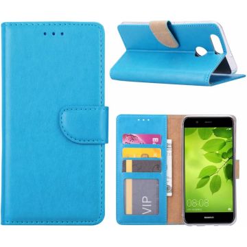 Huawei Nova 2 Plus Portemonnee hoesje / book case Blauw