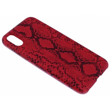 Rood Slangen Design TPU Hoesje iPhone X / Xs