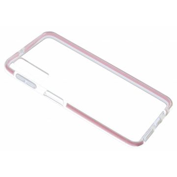Samsung Galaxy A50s/A30s Roze &Transparant Anti Shock Back hoesje