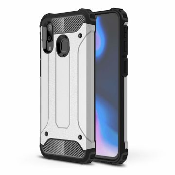 Samsung Galaxy A50s/A30s Hybrid Armor Hoesje - Zilver