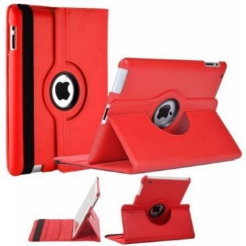iPad 2, 3, 4 Beschermhoes- 360 graden draaibare cover - - Rood