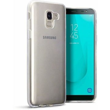 Hoesje voor Samsung Galaxy J6 (2018), gel case, doorzichtig