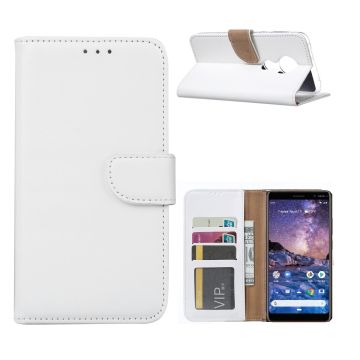 Nokia 6.2 / Nokia 7.2 Portemonnee hoesje / Boek hoesje - Wit