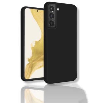 oTronica Samsung S22 hoesje Zwart - Samsung Galaxy S22 hoesje - hoesje Samsung S22 - S22 hoesje - hoesje Samsung Galaxy S22 - hoesje S22 - Siliconen hoesje – Zwart - oTronica colourackcover