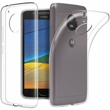 Motorola Moto G5 transparant smartphone clear tpu hoesje