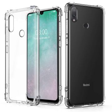 Ntech Xiaomi Redmi Note 7 Transparant Anti Shock Back hoesje