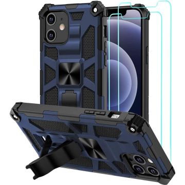 Anti-Scratch Shockproof Blauw - 2 Pack Screenprotector