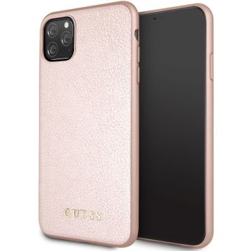 Apple iPhone 11 Pro Max Rose Gold Guess Backcover hoesje Iridescent - Original - GUHCN65IGLRG