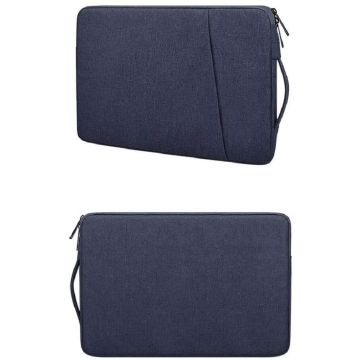 Macbook Pro 13 Inch Hoes Laptophoes 13 Inch- Macbook Pro 2018/2019 / 2020 Case Laptop Sleeve handvat & ruimte Navy