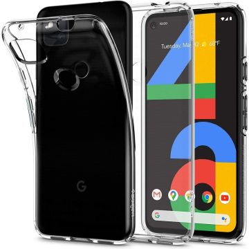 Google Pixel 4a Hoesje siliconen - Pixel 4a Hoesje Dun TPU Transparant