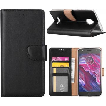 Motorola Moto X4 Portemonnee hoesje / book case Zwart