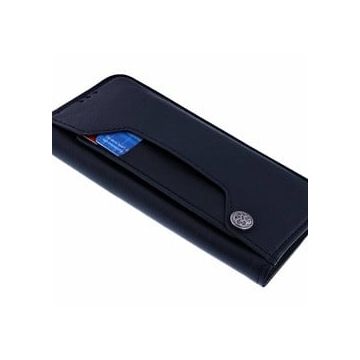 Hoesje Geschikt voor iPhone 13 Hoesje - Hoesje Geschikt voor iPhone 13 booktype Flip Cover met Magneetsluiting en Uitschuifbare Kaartenhouder Zwart