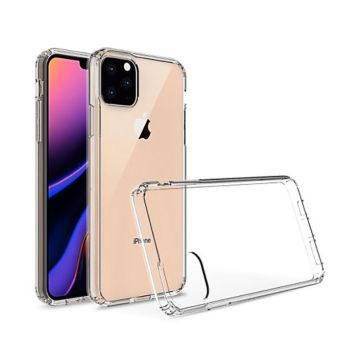 Ntech hoesje Geschikt voor iPhone 11 Pro Max Back Cover Stevige Randen - Transparant
