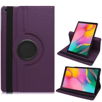 Hoesje Geschikt Voor Samsung Galaxy tab s6 lite 2024 hoes Paars Draaibare Hoesje Case Cover tablethoes - Tab s6 lite hoes 2020 / 2022 360 Hoes bookcase