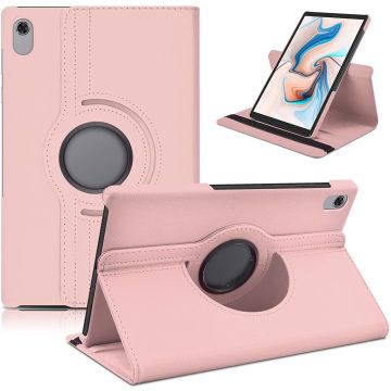 Nokia T20 hoes boek case - 360° draaibare Hoes Kunstleer Licht Rose - Nokia T20 Hoesje - Nokia T20 Case