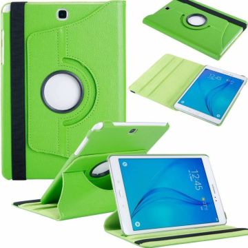 Galaxy Tab A 9,7 Groen SM-T550 Tablet Case met 360ﾰ draaistand cover hoesje - -