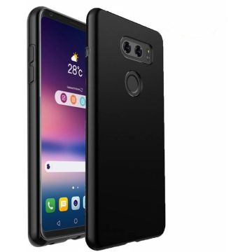 LG V30 zwart colour tpu silicone hoesje