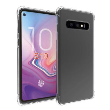 Ntech Samsung Galaxy S10 Transparant Anti Burst Hoesje TPU Case