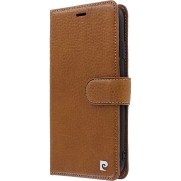 iPhone Xs Max hoesje - Pierre Cardin - Bruin - Leer