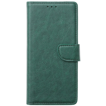 Hoesje Geschikt voor iPhone 15 Pro hoesje bookcase met 2x screenprotector – Groen