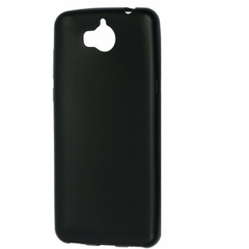 Huawei Y6 2017 / Y5 2017 zwart colour tpu silicone hoesje