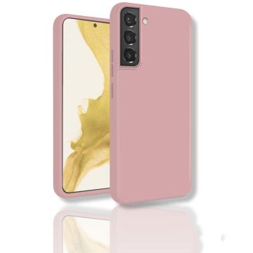 oTronica Samsung S22 hoesje Baby Roze - Samsung Galaxy S22 hoesje - hoesje Samsung S22 - S22 hoesje - hoesje Samsung Galaxy S22 - hoesje S22 - Siliconen hoesje – Baby Roze - oTronica colourackcover