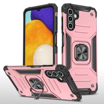 oTronica Backcover voor Samsung Galaxy A13 5G / A04s Hoesje – Met auto mount - Rose goud