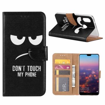 Ntech Samsung Galaxy A70/A70s Quote & Print Design Booktype Kunstleer Hoesje Met Pasjesruimte
