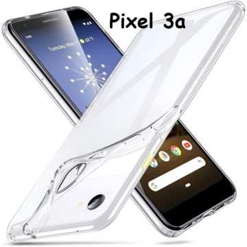 Google Pixel 3a Hoesje siliconen - Pixel 3a Hoesje Dun TPU Transparant